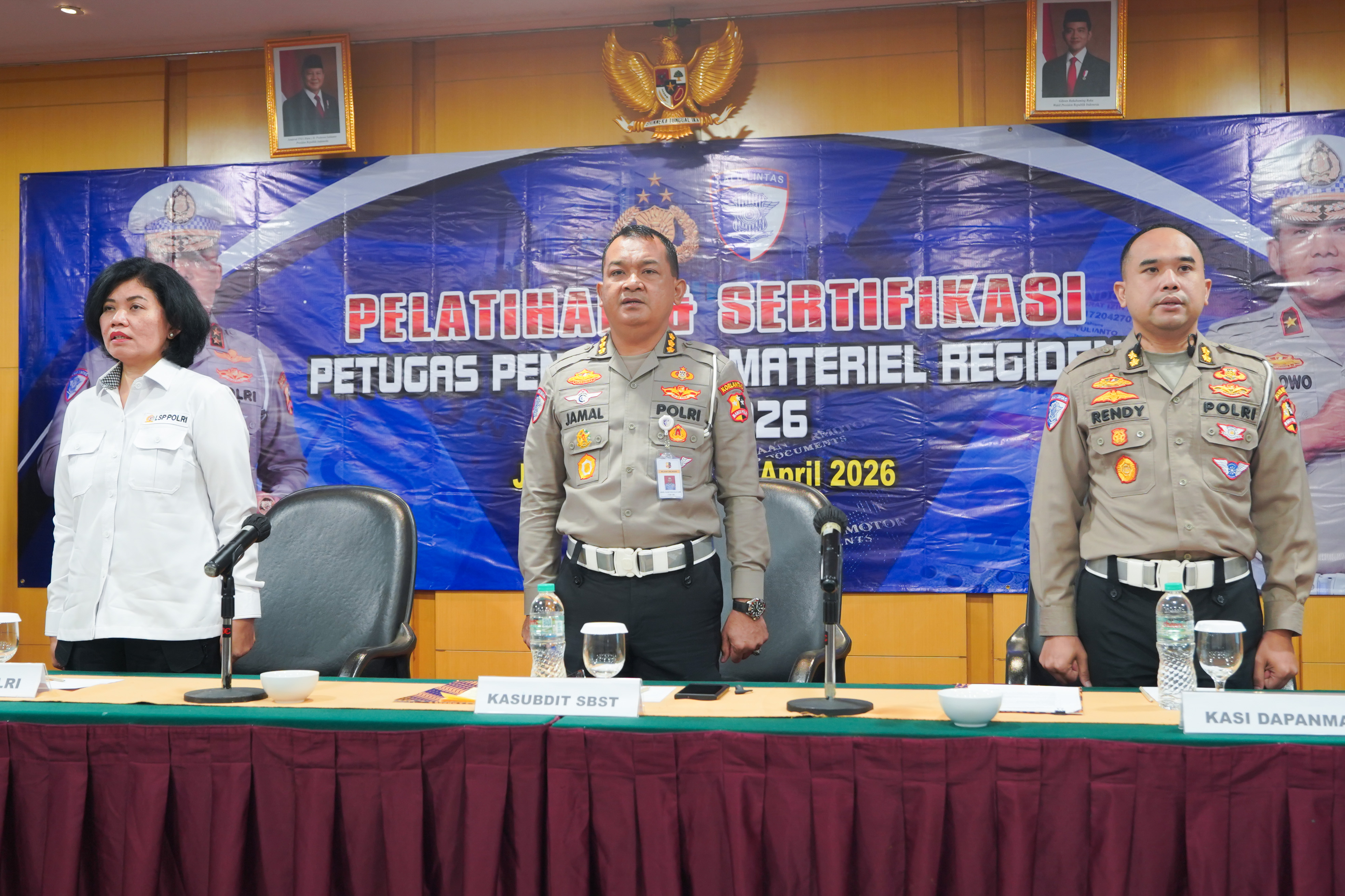 SERTIFIKASI MATERIEL REGIDENT T.A 2026 DI JAKARTA, Tgl 13 MEI 2026