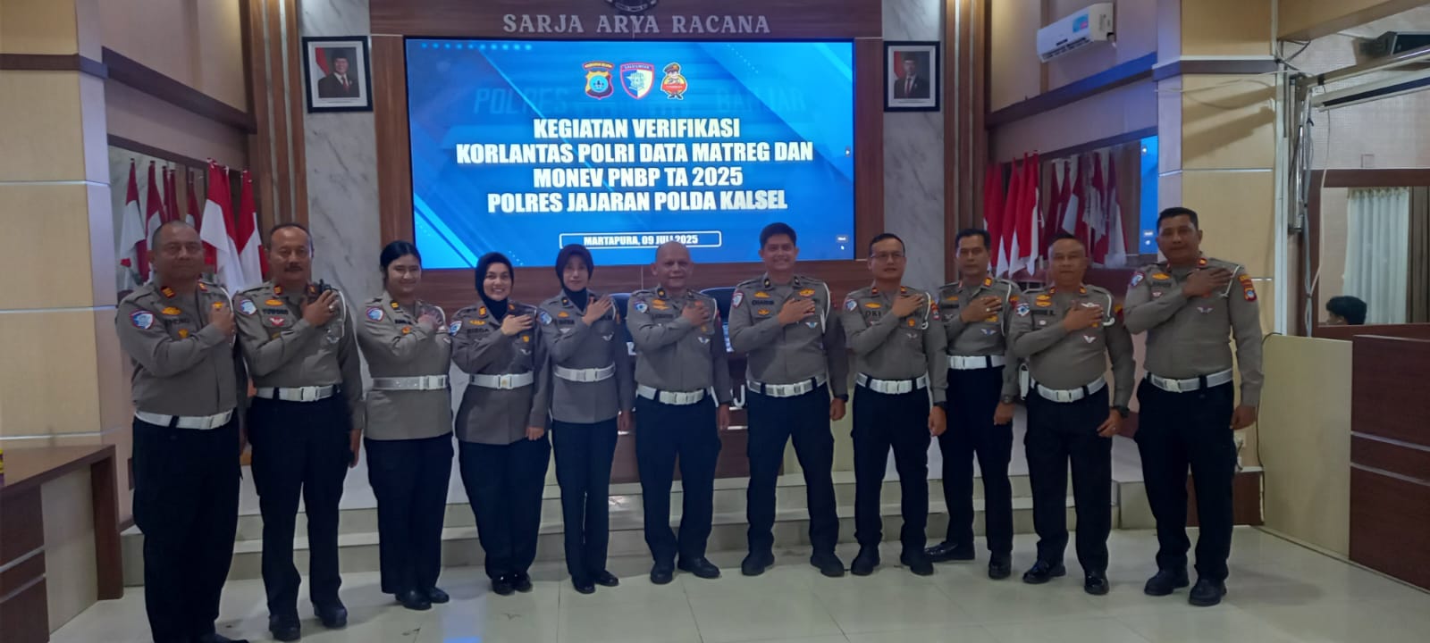 VERFIKASI SBST DI POLDA KALIMANTAN SELATAN TAHUN 2025