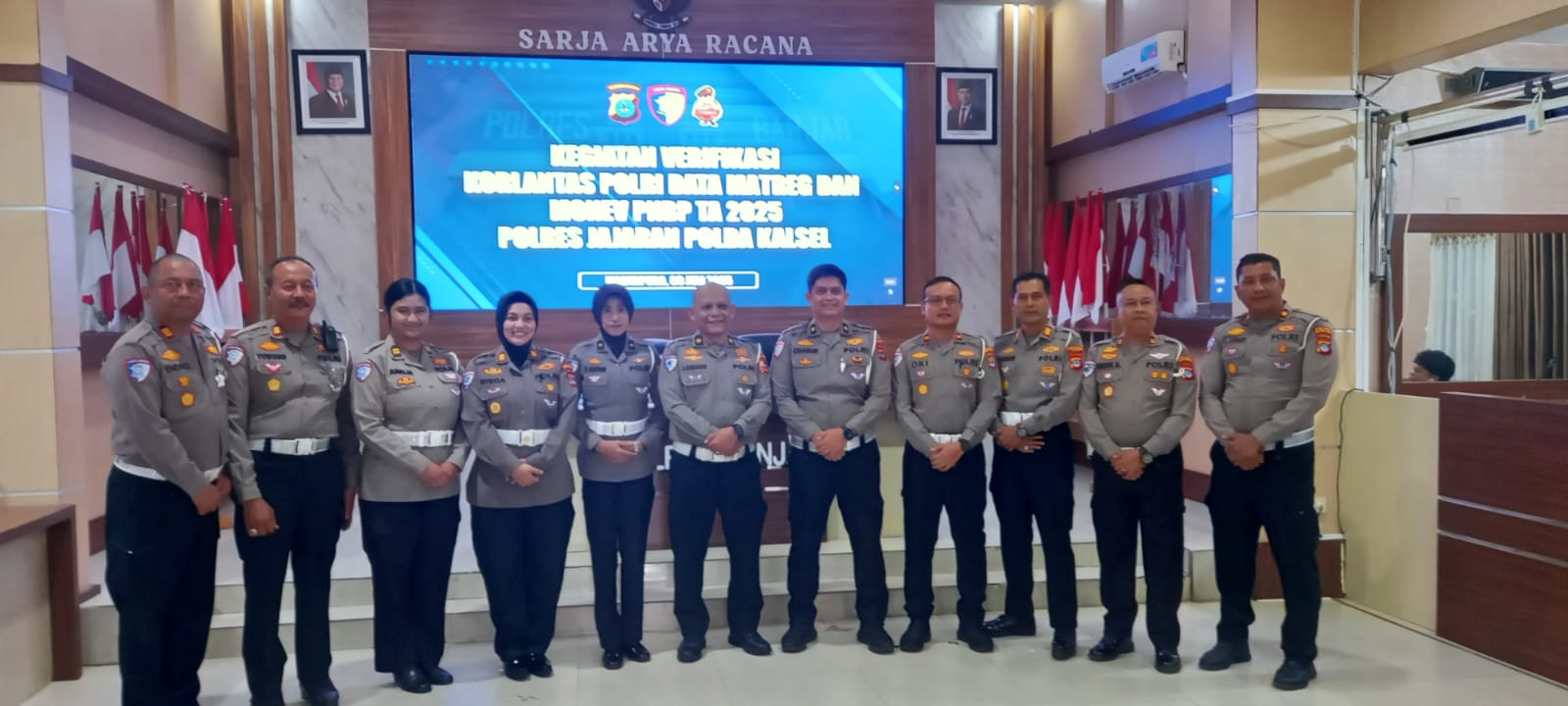 VERFIKASI SBST DI POLDA KALIMANTAN SELATAN TAHUN 2025