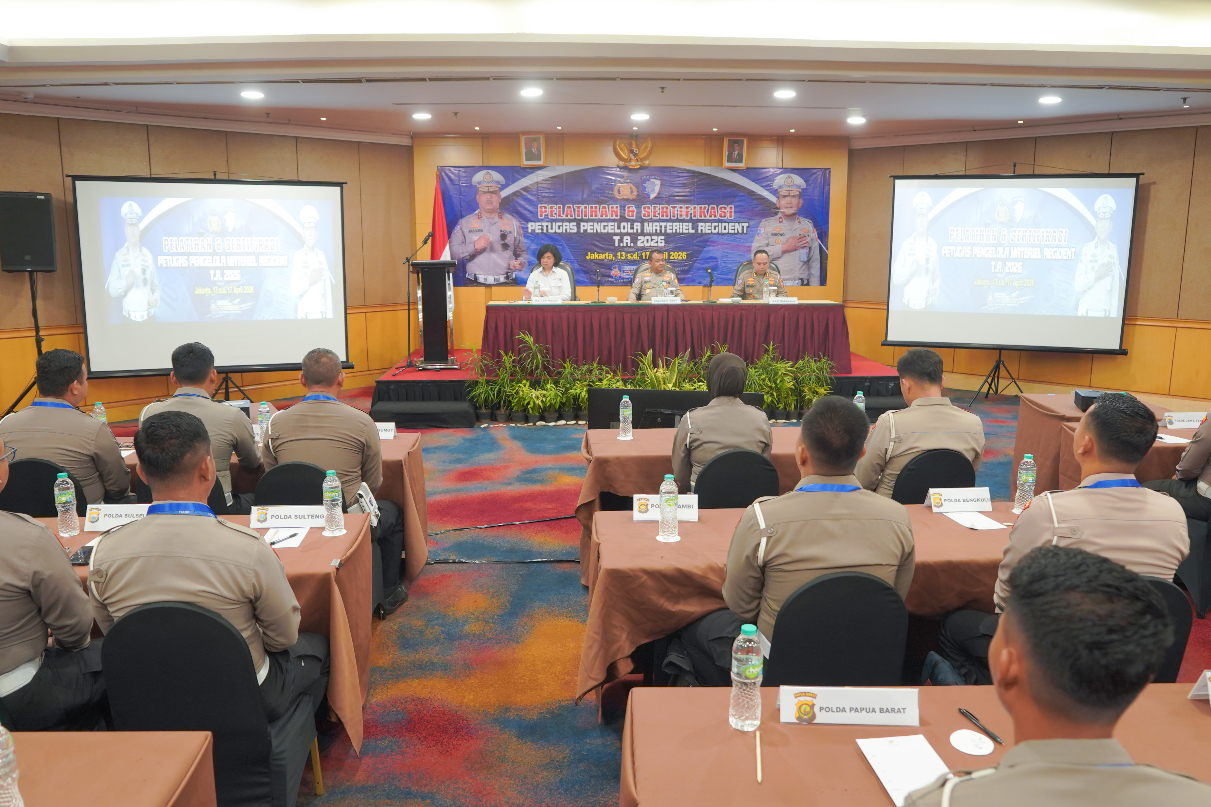 SERTIFIKASI MATERIEL REGIDENT T.A 2026 DI JAKARTA, Tgl 13 MEI 2026