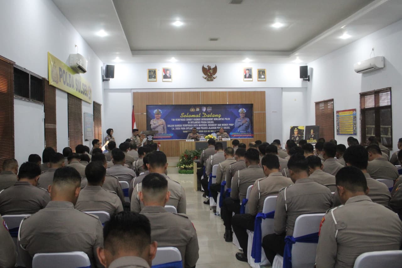 KEGIATAN VERIFIKASI SUBDIT FASMAT DITREGIDENT KORLANTAS POLRI DI DITLANTAS POLDA SULSEL, Tgl 5 MEI 2026