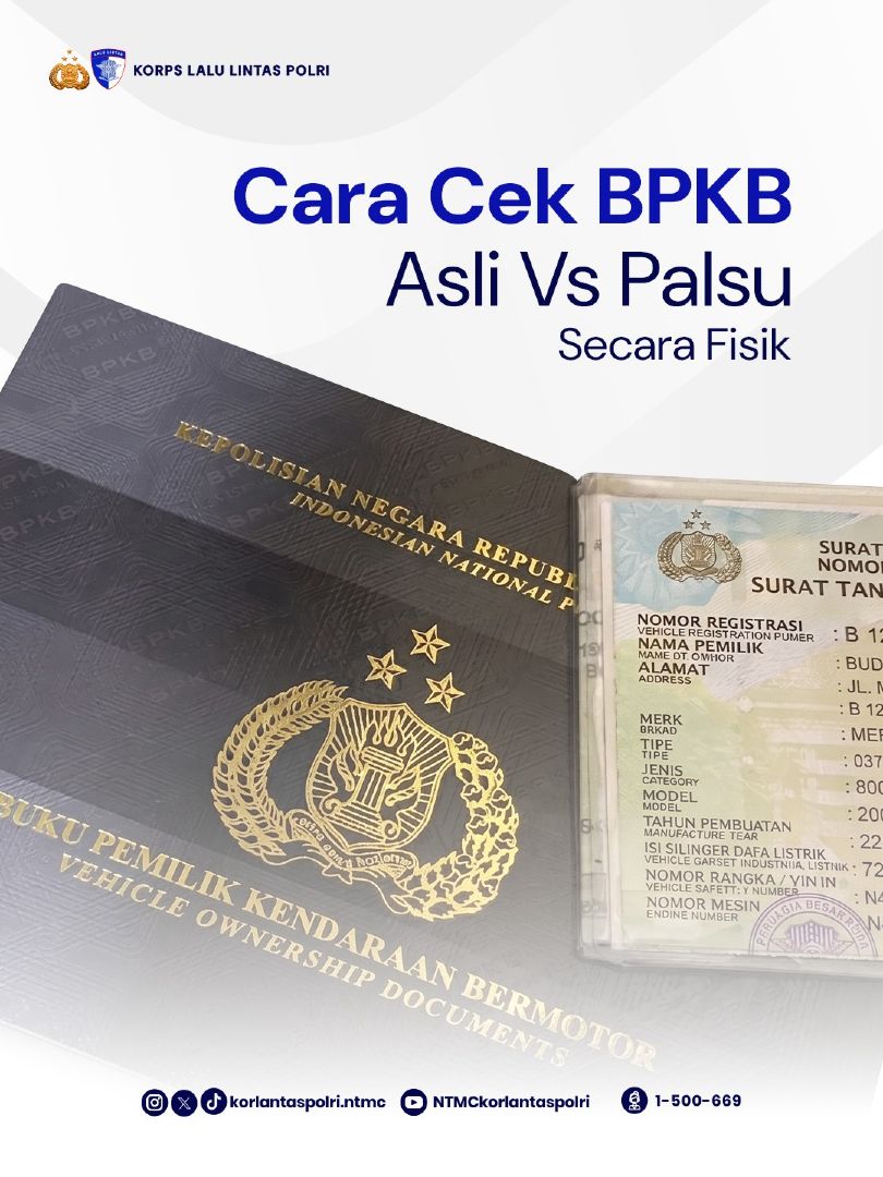Cara Cek BPKB Asli Vs Palsu secara fisik